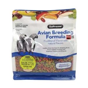 쥬프림 아비앙 브리드 후르츠 회색앵무 중대형조 과일펠렛 907g 번식조 먹이 간식 과일사료