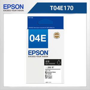 엡손 정품 잉크 T04E170 검정 XP-2101 WF-2851