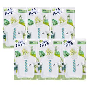 에어후레쉬 옷장용 방향소취제 리프레쉬 허브향 32g x6개