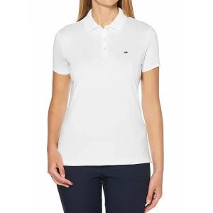 타미힐피거 타미진스 슬림 여성 반팔폴로티 화이트 DW0DW09199-YBR