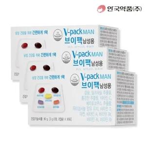 [안국약품]브이팩 V-PACK 남성용 영양제 30포X3박스 3개월)