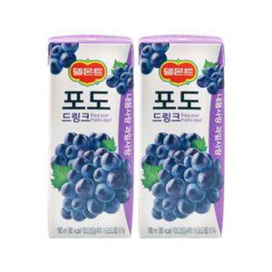 [기타]델몬트 포도 드링크 190ml 48팩