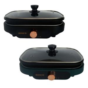 보스코 프리미엄 미니 전기그릴 분리형 2단계 온도조절 BSC-G01BL(블랙) / BSC-G01GR(그린)