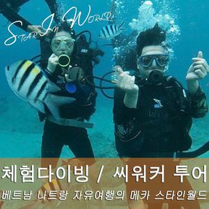[나트랑] 체험 다이빙(현지투어) + 스노클링 투어 (씨워커/시내무료픽드랍)