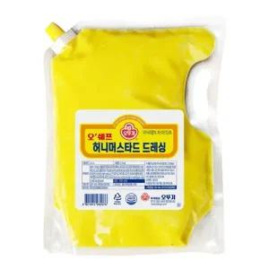 오뚜기 오쉐프허니머스타드드레싱스파우트팩 2kgx6개