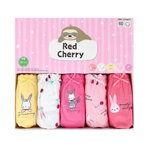 여아 삼각 무형광 아동 팬티 5매입 유아 속옷 DKWP0607