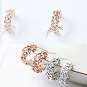 [NS홈쇼핑][애슬릿] 디아나 레이스 하프 링 드롭 귀걸이[29423475]