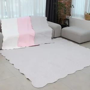 리앤데코 사계절 뽀송뽀송 모달 비앙카 워싱 러그 침대패드 카페트 200x230cm