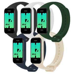 샤오미 레드미 스마트 밴드2 미밴드8 액티브 스트랩 시계줄 실리콘 소프트 마일드