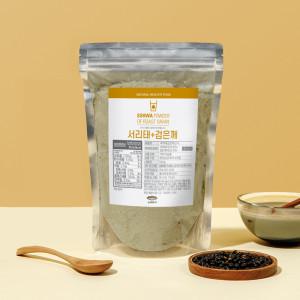 [소화푸드] 서리태 검은깨 선식 가루 500g