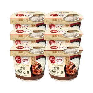 [1등 컵밥] 햇반 컵반 불닭마요덮밥 219g x6개