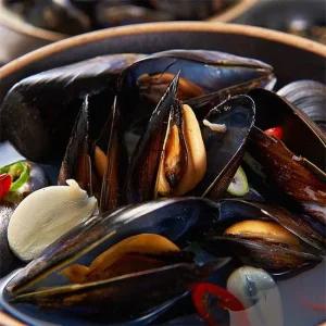 국내산 세척 홍합 15kg (수염제거)