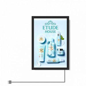 [제이큐]LED배너 라이트패널 벽걸이 액자 광고 메뉴 전시 안내 STL-07BK A2