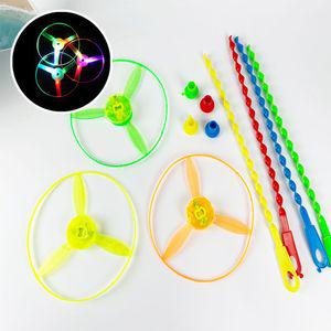 LED 꽈배기플라잉 꽈배기 프로펠라 낙하산놀이 부메랑 원반 잠자리 야외 장난감 대형