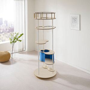 오르 ORC-308HR 미니 고양이 투명해먹 숨숨이집 스카이라운지 캣타워