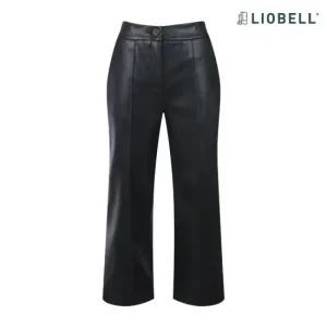 리오벨 레더렛 세미 와이드 팬츠