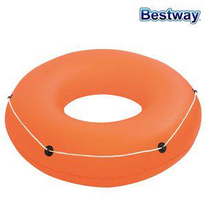 [베스트웨이]BW 36187 파스텔 스윔 원형 물놀이 튜브 오렌지