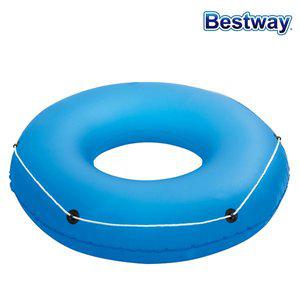 [베스트웨이]BW 36187 파스텔 스윔 원형 물놀이 튜브 블루