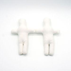 무지 캔버스천 인형 사람 1개 애착 인형 봉제 아트 센터 방과후 미술 그리기 어린이집