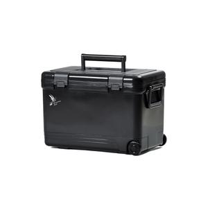 신와 홀리데이 아이스 박스 + 스티커 세트, 블랙, 27L