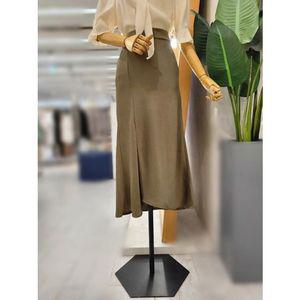 [갤러리아] S/S A라인새틴슬릿스커트RRGWSK010