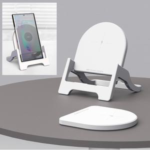 다용도 거치대 분리형 고속 무선 충전기 15W 스탠딩 탁상용 무선충전 패드 가로 세로 거치가능