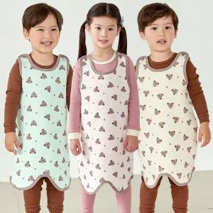 [보리보리/아이숲]리본곰 수면조끼(3color)