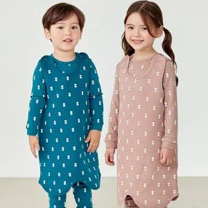 [보리보리/아이숲]미니눈사람 수면조끼(2color)