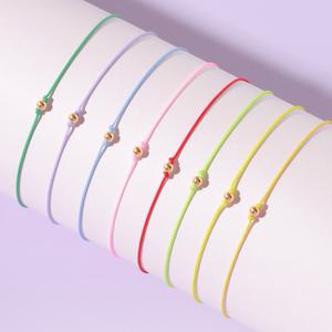 [골드팡] 원플원 한정기획 14k 컬러풀골든볼 실팔찌