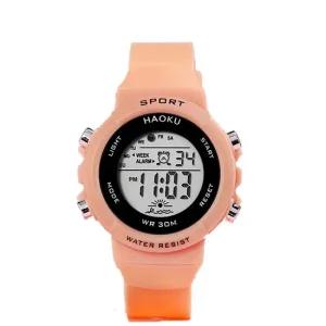 알람 스톱워치 라이트 여자 커플 패션 컬러 손목시계 손목시계 디지털시계 커플시계