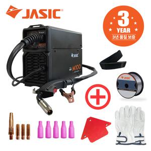 위더스 논가스 용접기 (기본세트+증정) 제이식 M100 전기 가정용 용접자석 스텐용접 미니 휴대용 엠100