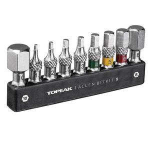 Topeak 공구/ALLEN BITKIT 9, 라쳇용 육각비트, 9개구
