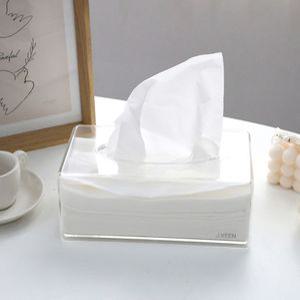 제이킨 아크릴 투명 각티슈 사각 휴지 케이스