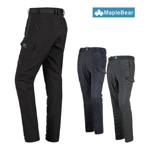 남성 겨울 아웃도어 방한 패딩 기모 캐주얼 등산바지 L231002