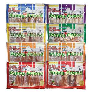 퍼피프랜드 대용량 숯불 사사미 져키400g 9종