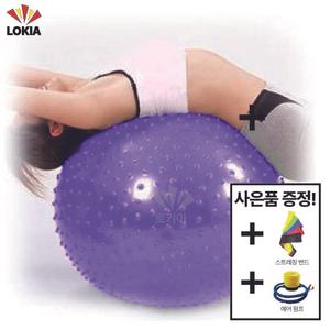 짐볼 밸런스볼 마사지 돌기형 코어운동 필라테스 임산부 75cm + 스트레칭 밴드