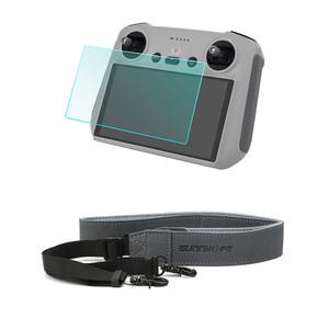 DJI 드론 조종기 RC2 전용 필수 악세사리 세트 액정 필름 목걸이스트랩 미니4 에어3