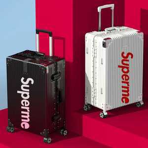 슈프림 사각 여행 캐리어 해외여행 24인치 29인치