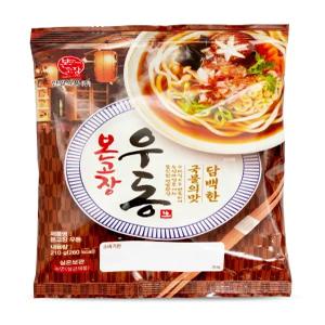 본고장 우동 얼큰 해물맛 1인 / 2인 가쓰오컵 유부컵 택1