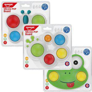 [플레이베이비]실리콘 아기 푸쉬팝 애벌레 나비 개구리 hesil14681