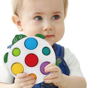 [플레이베이비]실리콘 베이비 푸쉬팝 무당벌레 그린 heanhe0192