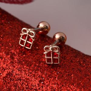 [라울스톤] 써지컬 패션 크리스마스 선물상자 피어싱