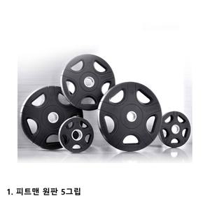 중량원판 바벨원판 10kg 15kg 20kg 피트맨 원형 5그립