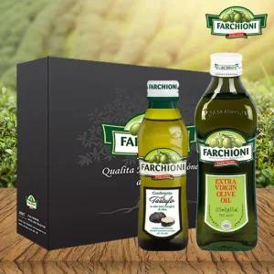 [특가선물세트]파르키오니올리브유500ml1병+트러플향올리브유250ml1병 선물세트