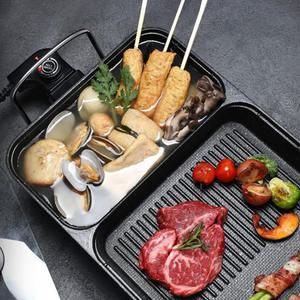 II 까사니 와이드 전기 그릴팬 ( 전기팬 전골팬 구이팬 바비큐 불판