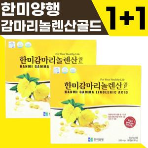 [1개+1개] 한미감마리놀렌산골드 달맞이꽃종자유 1000mg x 180캡슐 