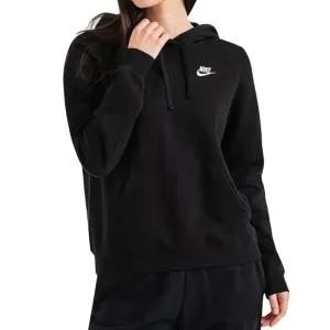 나이키 NSW 클럽 기모 플리스 여성 후드티 블랙 DQ5793-010