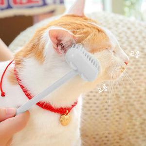 미니 고양이 고로롱 브러쉬 빗 부분 엉킨털 고양이 그루밍 털제거 집사 브러쉬