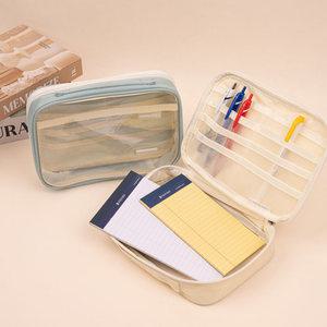 펜팬 대용량 필통 4호 문구 필기구 졸업 입학 선물 세트(6종)