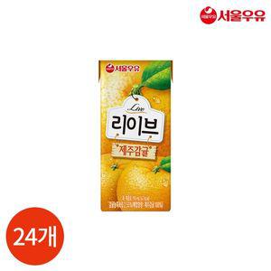 [NS홈쇼핑]서울우유 리이브 제주감귤 190ml x 24개[33789031]